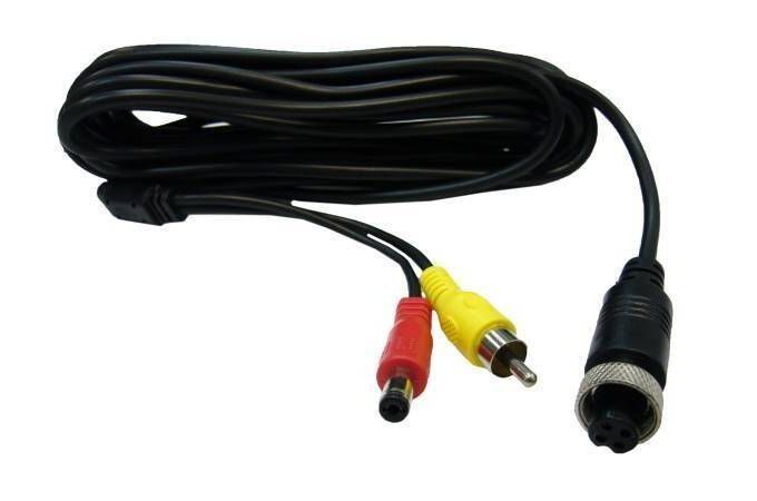 Видеошнур Орбита VD-299 (4pin-RS765(M12) гнездо - 1RCA+DC) 5м У