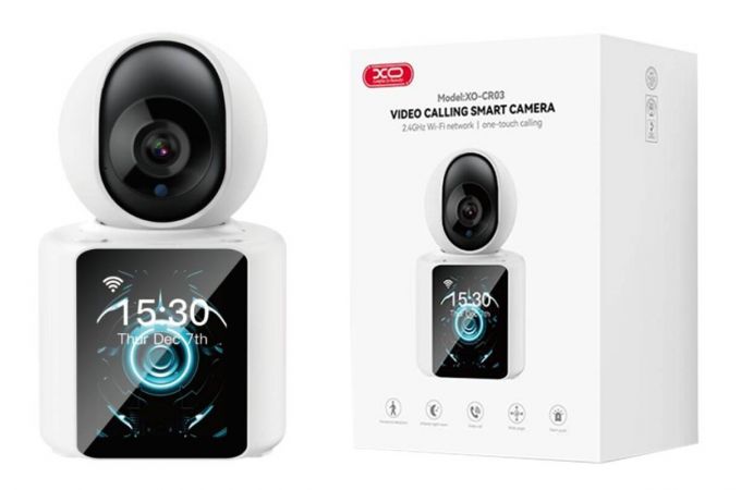Камера Wi-Fi видеонаблюдения XO CR03 Xiaozhi 200W Pixel Bi-directional Video Camera (2.4G Wireless WiFi) белый