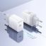 Сетевое зарядное устройство USB-C + кабель Lightning - Type-C BOROFONE BA99A Breeze single port (один порт)PD20W (белый)