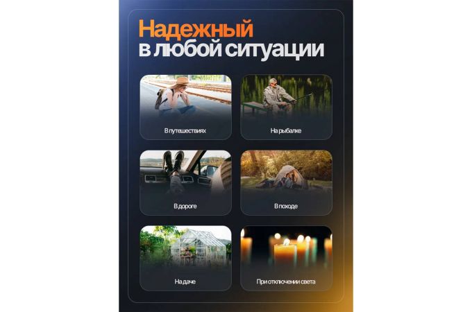 Универсальный дополнительный аккумулятор Power Bank Орбита OT-SMP01D (100000мАч)