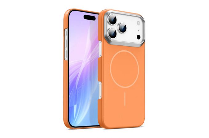 Чехол для iPhone 17 Pro (6,3) Soft Touch MagSafe (оранжевый) YH Original design