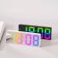 Часы настольные Орбита OT-CLT12 Белые RGB (будильник, температура, дата)