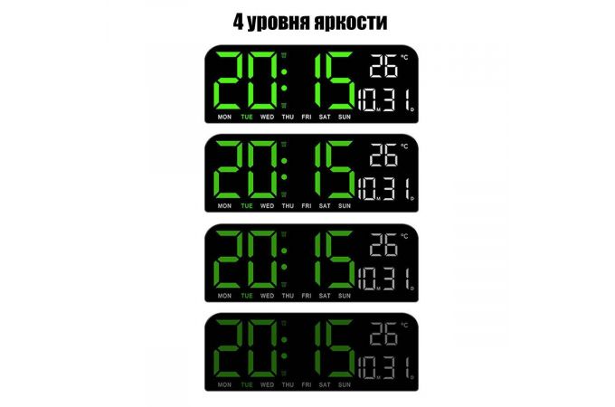 Настенные часы Орбита OT-CLW21 Красные (температура)