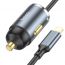 Автомобильное зарядное устройство АЗУ USB + кабель Lightning HOCO NZ7 PD20W+QC3.0 (серый)