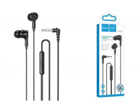 Наушники вакуумные проводные HOCO M102 Ingenious universal earphones with microphone (черный)