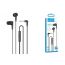 Наушники вакуумные проводные HOCO M102 Ingenious universal earphones with microphone (черный)
