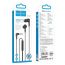 Наушники вакуумные проводные HOCO M102 Ingenious universal earphones with microphone (черный)