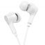 Наушники вакуумные проводные HOCO M102 Ingenious universal earphones with microphone (белый)