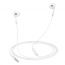 Наушники вакуумные проводные HOCO M109 Pure joy wire control earphones with microphone (белый)