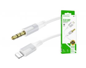 Кабель аудио BOROFONE BL19 (штекер Lightning - штекер AUX) digital audio conversion cable (белый)