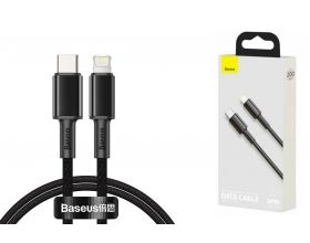 Кабель USB - Lightning BASEUS High Density Braided Fast Charging Data PD 20W 2m Black (черный)