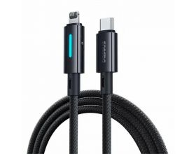 Кабель USB - Lightning BASEUS Lit fast charging 20W 1M cluster Black (черный)