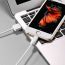 Кабель USB - Lightning HOCO X1, 2A (белый) 3м