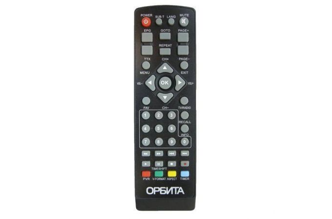 Пульт к циф. ресиверу Орбита OT-DVC02 DVB-T2 (УПАКОВКА 10шт)