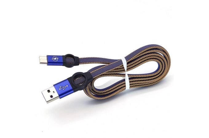 Кабель USB - MicroUSB Орбита OT-SMM44 2.4A (синий) 1м