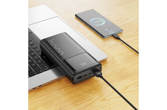 Универсальный дополнительный аккумулятор Power Bank HOCO J144A Hymn (30000 mAh) (белый)