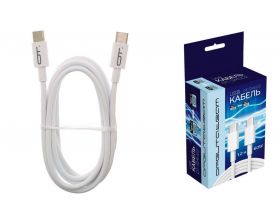 Кабель USB Type-C - USB Type-C Орбита OT-SMU02 PD60W 1.2м (белый)