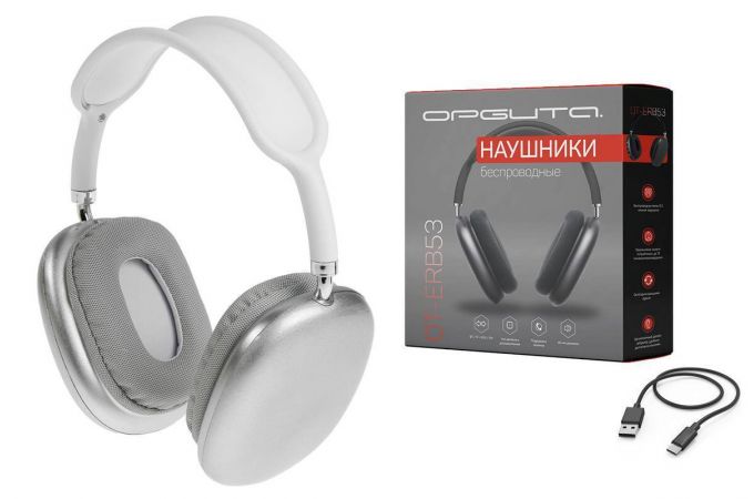 Наушники мониторные беспроводные Орбита OT-ERB53 Серые (bluetooth)