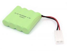 Аккумулятор Ni-Cd 4.8V 1800 mAh AA Flatpack разъем KET-2P