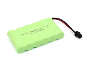 Аккумулятор Ni-Mh 7.2V 2400 mAh AA Flatpack разъем SM