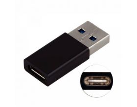 Переходник Орбита OT-SMA24 (штекер USB 3.0 - гнездо TYPE-C) - (упаковка 20ШТ) (черный)