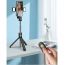 Монопод штатив для селфи и трипод 2в1 Орбита OT-SMH22 (198-740мм, пульт Bluetooth, LED)