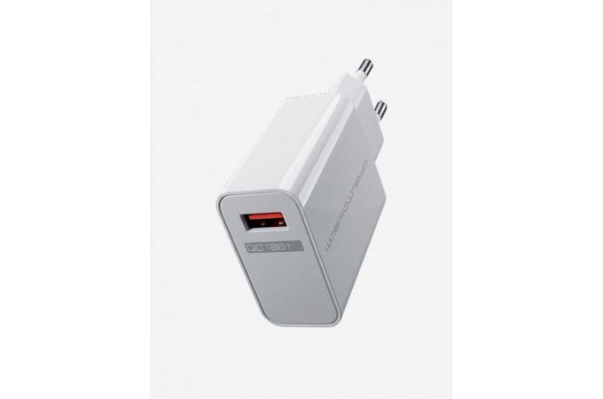 Сетевое зарядное устройство USB Орбита OT-APU65 QC3.0, 3000mA, (белый)
