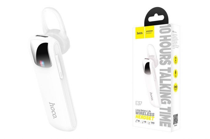 Bluetooth гарнитура HOCO E37 (белый)