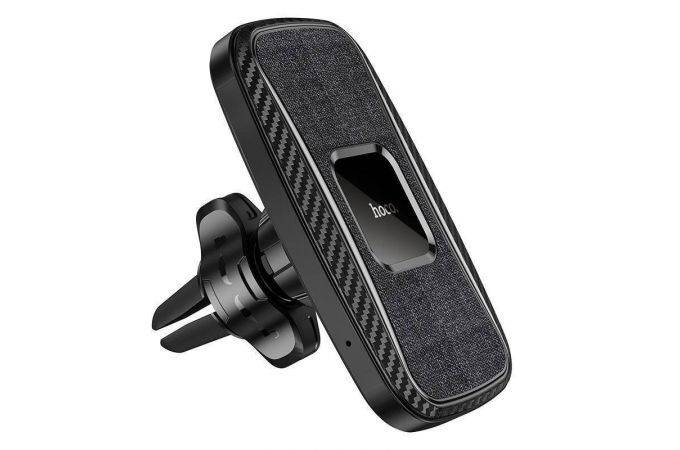 Держатель автомобильный для телефона HOCO CA75 Magnetic wireless charging car holder черный