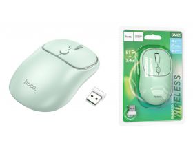 Мышь беспроводная HOCO GM25 Royal (USB, 2.4ГГц+ВТ, 10м) (зеленый)