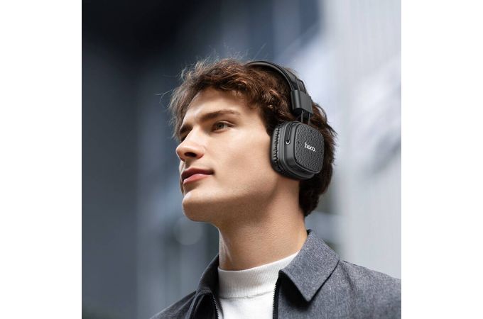 Наушники мониторные беспроводные HOCO W56 Earl BT headphones Bluetooth (коричневый)