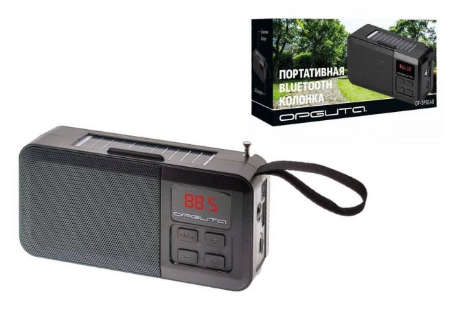Портативная беспроводная колонка Орбита OT-SPB140 BT (черный)