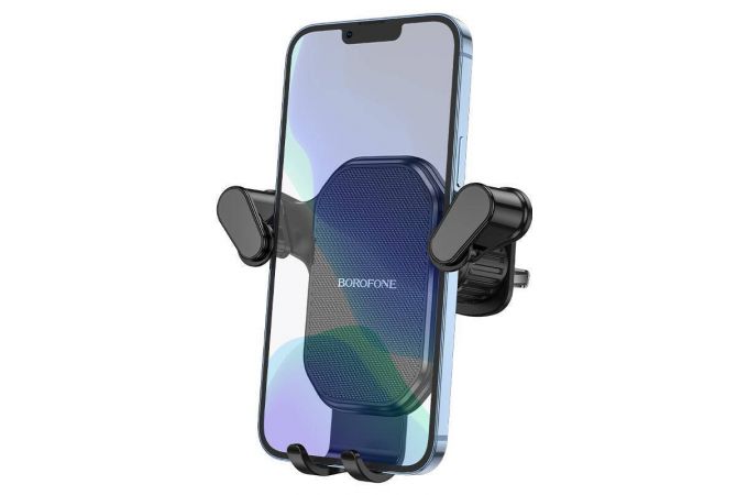Держатель автомобильный для телефона BOROFONE BH76  в решетку воздуховода черный