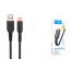 Кабель USB Type-C - Lightning HOCO X59 3A PD20W (черный) 3м