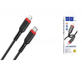 Кабель USB Type-C - Lightning HOCO X59 3A PD20W (черный) 2м