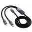 Кабель USB Type-C - Lightning HOCO U139 100W (черный)