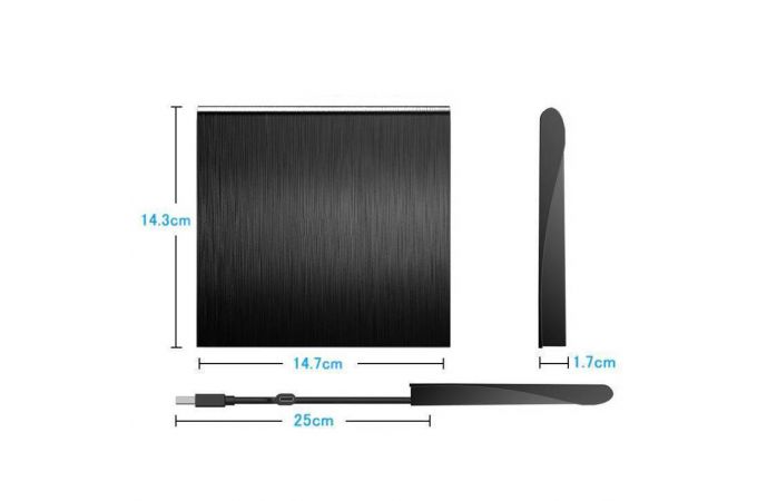 Внешний DVD привод USB 3.0 Орбита OT-PCA03 (CD/DVD R/RW)