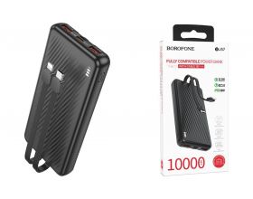 Универсальный дополнительный аккумулятор Power Bank BOROFONE BJ57 Graceful 22.5W+PD20W fully compatible power bank (10000mAh) (черный)