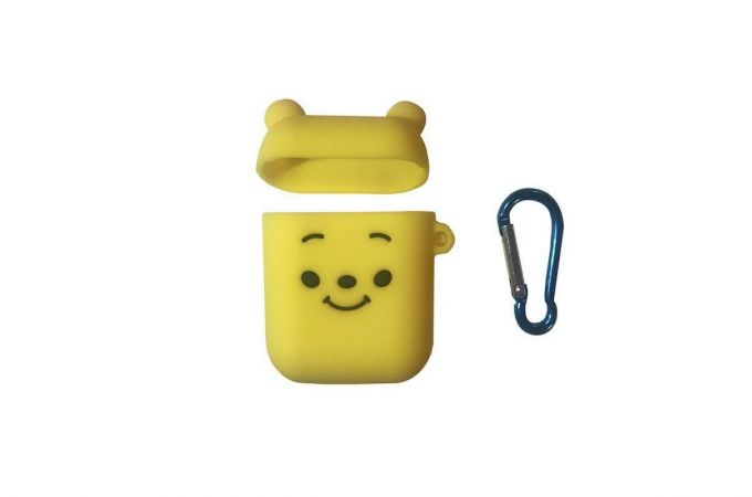 Чехол для наушников AirPods силиконовый детский (цвет в ассортименте)