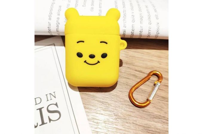 Чехол для наушников AirPods силиконовый детский (цвет в ассортименте)