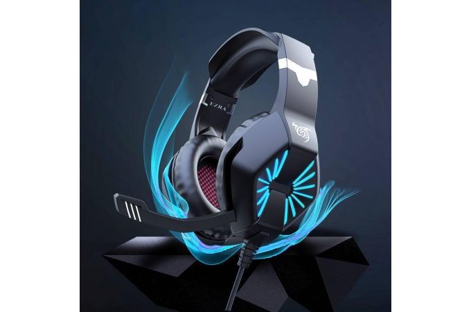 Наушники мониторные проводные с микрофоном EZRA GE02 (серый)
