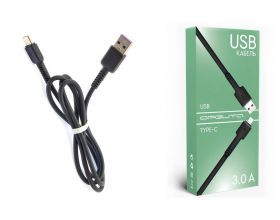 Кабель USB - USB Type-C Орбита OT-SMT27 3A (черный) 1м