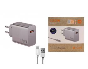 Сетевое зарядное устройство USB Xiaomi 120W USB + кабель Type-C (Л)