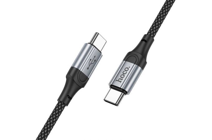Кабель USB Type-C - USB Type-C HOCO X102 PD60W (черный) 1м