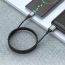 Кабель USB Type-C - USB Type-C HOCO U128 Viking 60W (черный) 1м  (2 в 1 дополнительный порт USB-A)