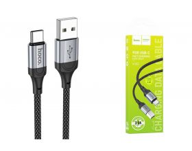 Кабель USB - USB Type-C HOCO X102, 2,4A (черный) 1м