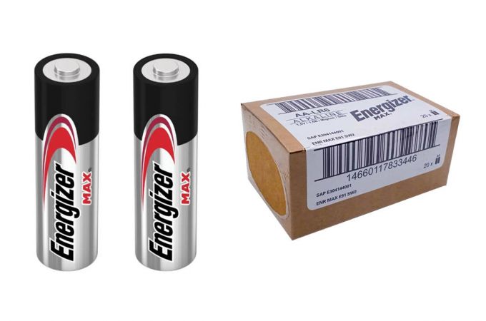 Батарейка алкалиновая Energizer LR6/2SH 40BOX (EU) (цена за бокс 40 штук)