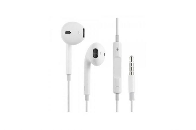 Наушники вакуумные проводные HOCO M1 iPhone 5/5S/5SE/5C (белый)