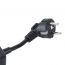 Сетевой тройник Amper 0,2м, 2 розетки, 3*0,75мм, 10А, 2500 Вт, 3usb, 1Type-C, 1кн, черный. T2535B