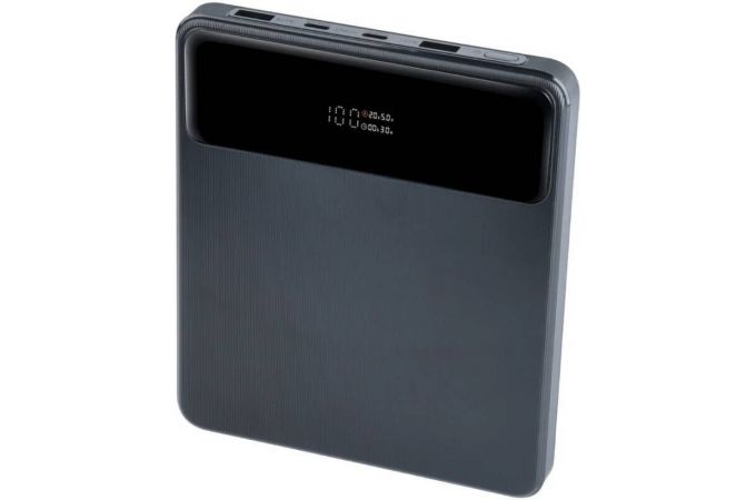Универсальный дополнительный аккумулятор Power Bank Perfeo LAPTOP 105W 20000 mAh/LED дисплей/PD + QC 3.0/2 Type-C/2USB/Выход: 5A,max105W Black (черный)